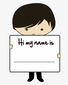 Hello My Name Is Sticker Png Hi My Name Is S - My Name Is ___, Transparent Png, Transparent PNG