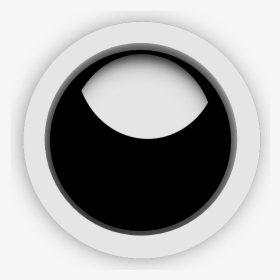 Button Black Round Svg Clip Arts - Circle, HD Png Download, Transparent PNG