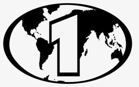 Dvd Regional Code 1 Logo Png Transparent - World Map Clipart, Png Download, Transparent PNG