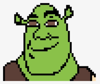 Grid Shrek Pixel Art, HD Png Download, Transparent PNG