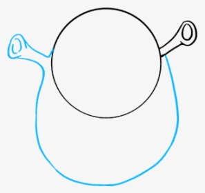 How To Draw Shrek - Circle, HD Png Download, Transparent PNG