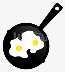 Pan Of 2 Fried Eggs - Fried Egg, HD Png Download, Transparent PNG