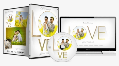 Transparent Dvd Png - Free Template Cover Dvd Wedding Psd, Png Download, Transparent PNG