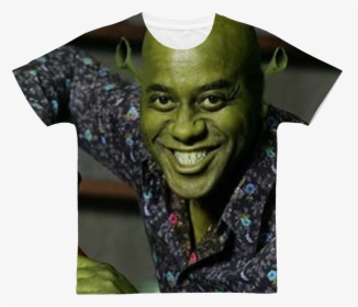 Ainsley Harriott As Shrek ﻿classic Sublimation Adult - Ainsley Harriott, HD Png Download, Transparent PNG