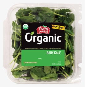 Organic Baby Kale - Fresh Express Organic Baby Kale, HD Png Download, Transparent PNG