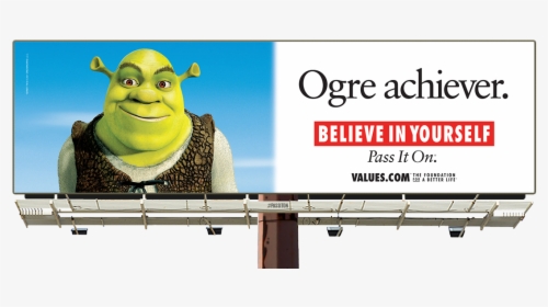 See The Believe In Yourself Shrek Billboard And Pass - Muhammad Ali Fbl Billboard, HD Png Download, Transparent PNG