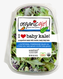 Organic Girl Baby Kale 5 Oz, HD Png Download, Transparent PNG