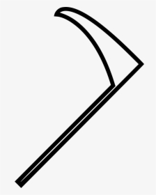 Scythe - White Scythe Icon Png, Transparent Png, Transparent PNG