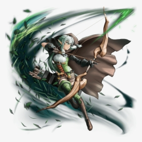 High Elf Archer Full Art - Grand Summoners Goblin Slayer, HD Png Download, Transparent PNG