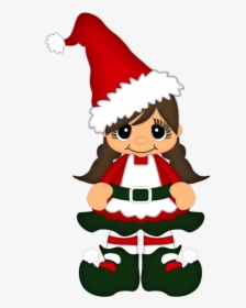 Stacks Image - Christmas Girl Clipart Png, Transparent Png, Transparent PNG