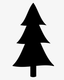 Christmas Tree Fir Clip Art - Clipart Pine Tree Silhouette, HD Png Download, Transparent PNG