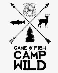 Learn About All Things Wild At Game And Fish Summer - Pine Tree Silhouette, HD Png Download, Transparent PNG