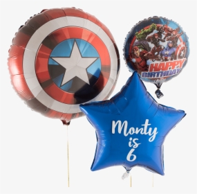 Captain America Bunch - Balloon, HD Png Download, Transparent PNG