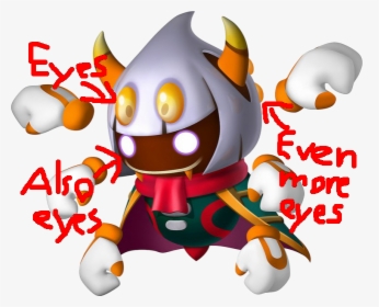 In Case You Didn’t Know, Taranza Has 8 Eyes - Kirby Triple Deluxe Taranza, HD Png Download, Transparent PNG