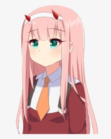 #002 #loli #02 #png - Darling In The Franxx Zero Two Cute, Transparent Png, Transparent PNG