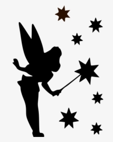 Tinkerbell 8 Vinyl Decal Sticker - Tinkerbell Silhouette, HD Png Download, Transparent PNG