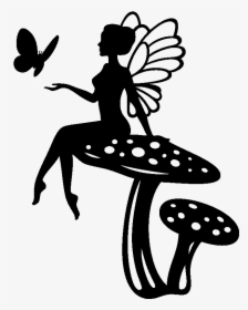 Peter Pan Silhouette Stencil At Printable Silhouette - Printable Simple Fairy Silhouette, HD Png Download, Transparent PNG