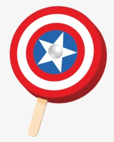 Captain America Shield Popsicle, HD Png Download, Transparent PNG
