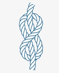 Vertical Figure 8 Knot - Figure 8 Knot Drawing, HD Png Download, Transparent PNG