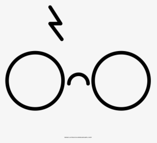 Clipart Free Glasses Png For Free Download On - Desenhos Para Colorir De Harry Potter, Transparent Png, Transparent PNG