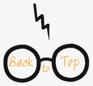 Scar Potter Glasses Harry Download Hq Png - Harry Potter Lightning Bolt Drawing, Transparent Png, Transparent PNG