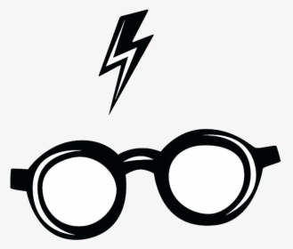 Harry Potter Glasses And Scar Clipart Transparent Png - Imagem Logo Harry Potter, Png Download, Transparent PNG