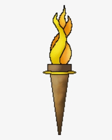 Flashlight Animated Gif Png - Olympic Torch Clipart, Transparent Png, Transparent PNG