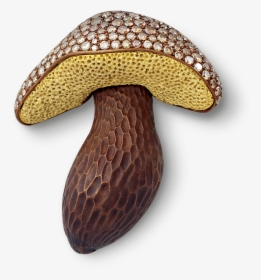 Brooch By Hemmerle In The Shape Of A Mushroom - Shiitake, HD Png Download, Transparent PNG