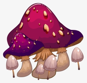 #mq #purple #mushroom #mushrooms #toads - Vector Art Wooden Board, HD Png Download, Transparent PNG