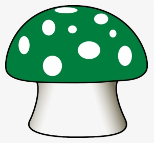 Green Mushroom Clipart, HD Png Download, Transparent PNG
