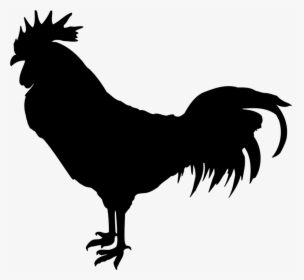 Transparent Rooster Silhouette Png - Cock Silhouette, Png Download, Transparent PNG