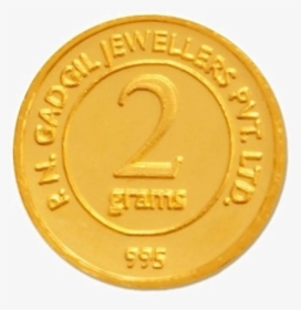 Gold Coins Png Transparent Image - 2 Grams Gold Coin, Png Download, Transparent PNG