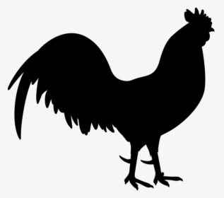 Rooster World Clip Art Silhouette Fauna - Pig And Rooster Silhouette, HD Png Download, Transparent PNG