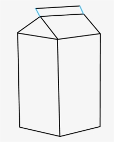 How To Draw Milk Carton - Simple Milk Cereal Drawing, HD Png Download, Transparent PNG