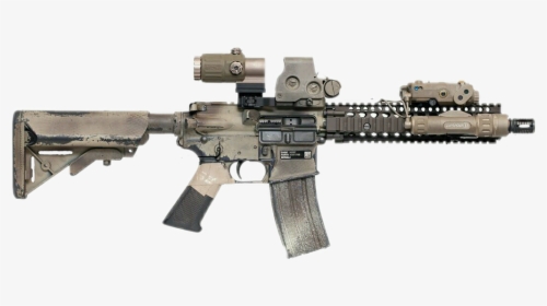 #gun #rifles #ar15 #military #m16 #guns - Knight's Armament Sr 15 Mod 1, HD Png Download, Transparent PNG