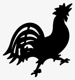 Rooster Silhouette Clip Art - Rooster Silhouette Transparent, HD Png Download, Transparent PNG