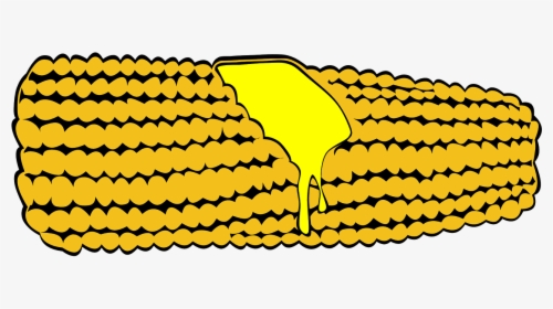 Corn On The Cob Clipart Black And White, HD Png Download, Transparent PNG
