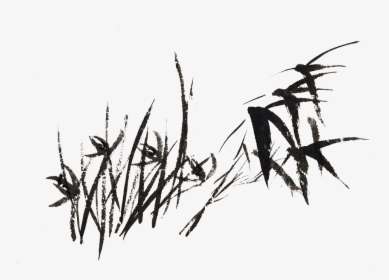 Ink Wash Painting Bamboo Chinese Painting Artist , - Bamboo Chinese Ink Png, Transparent Png, Transparent PNG