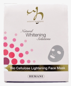 Natural Whitening Solutions Bio Cellulose Lightening - Facial Mask, HD Png Download, Transparent PNG