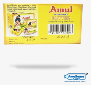 Amul Butter Png - Price Of Amul Butter, Transparent Png, Transparent PNG