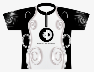 Ctd Black/white Swirl Ds Jersey - Monochrome, HD Png Download, Transparent PNG