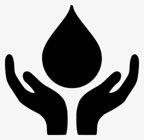 Blood Donation - Health Care Hand Logo, HD Png Download, Transparent PNG