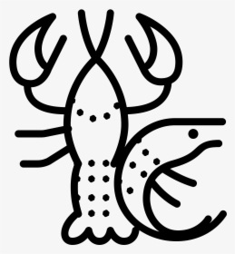 Shrimp And Lobster Icon, HD Png Download, Transparent PNG