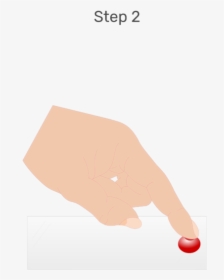 An Animation Of A Drop Of Blood Being Placed On One - Illustration, HD Png Download, Transparent PNG