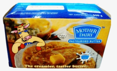 Mother Dairy Unsalted Butter , Png Download - Mother Dairy Unsalted Butter, Transparent Png, Transparent PNG