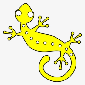 Collection Of Free Iguana Drawing Tiny Lizard Download - Clip Art Black And White Gecko, HD Png Download, Transparent PNG