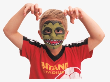 Scary Face Effect Makeup Set, , Large - Mask, HD Png Download, Transparent PNG