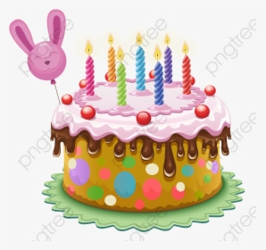 Birthday Party Clipart Cake - Birthday Cake 7 Clipart, HD Png Download, Transparent PNG