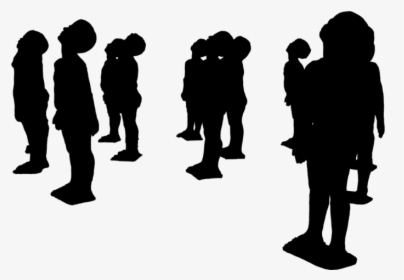 #scsilhouette #people #looking #children #vipshoutout - Silhouette, HD Png Download, Transparent PNG