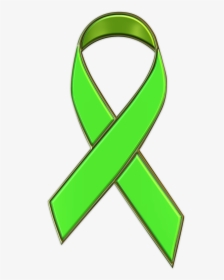 Clip Arts Related To - Mental Health Transparent Green Ribbon, HD Png Download, Transparent PNG